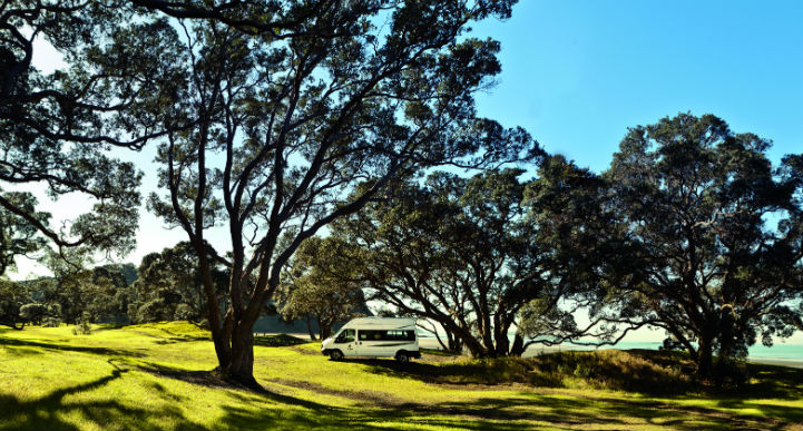 campervan in nature